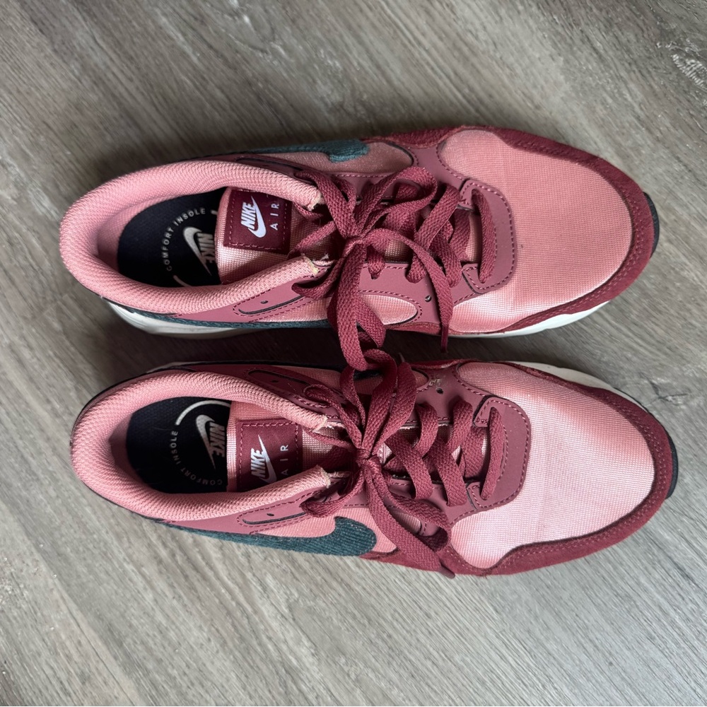 Nike Pink and Burgundy Athletic Shoes